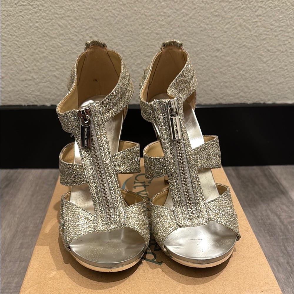 Michael Kors Silver Heels